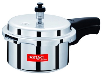 India Desire : Buy Surya Accent Aluminium Pressure Cooker 3 Ltr @ 399 And 5 Ltr @649 From Flipkart [45% Off]